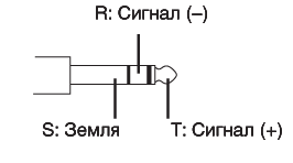 Сбалансированный линейный вход штекерного типа